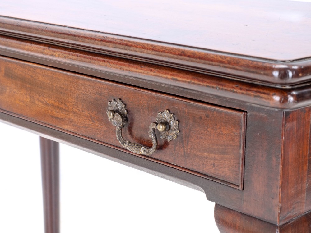 George II Mahogany Console Card/Games Table with Drawer C1750 (Georgian) View XXVIII