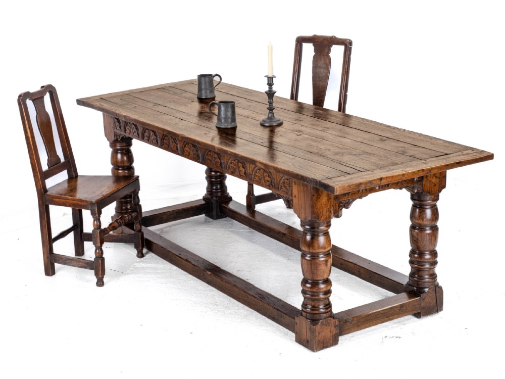 C.17th Carolean/Jacobean Style, 7'5