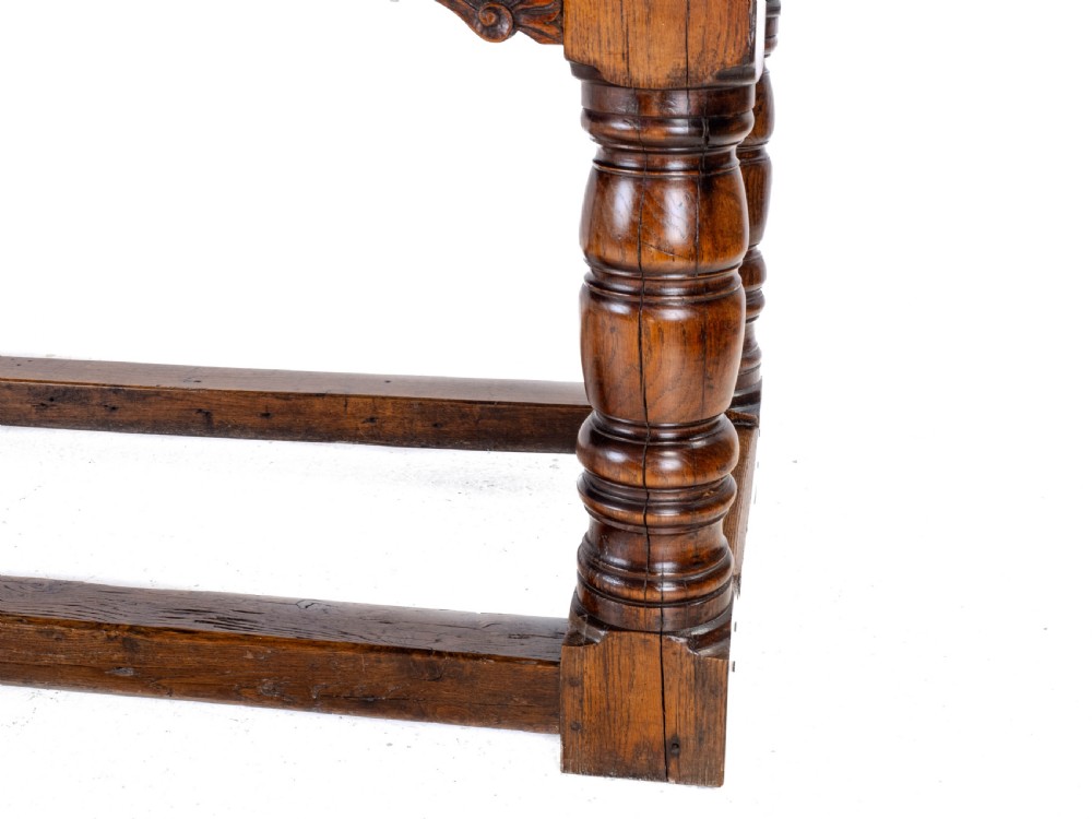 C.17th Carolean/Jacobean Style, 7'5