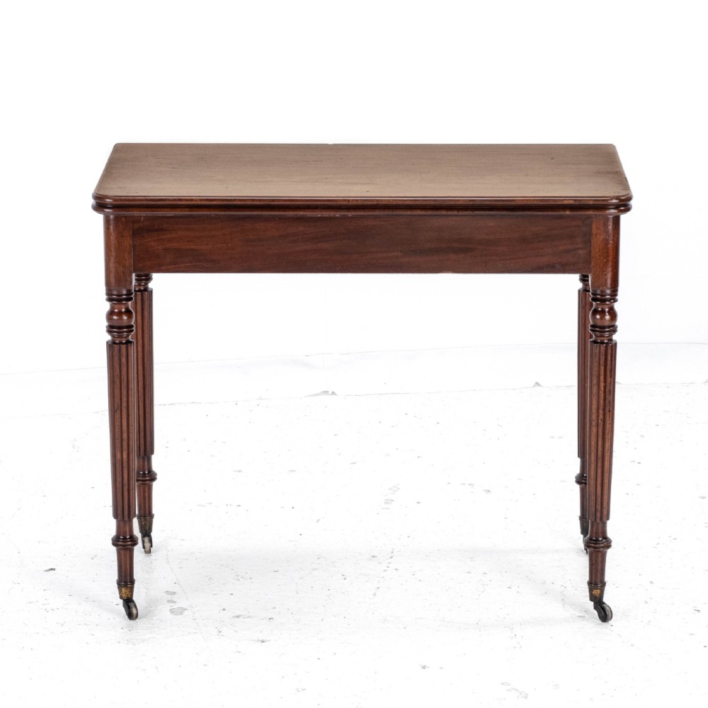 Georgian Regency Gillows-esque Mahogany Console Tea Table C1800 (George III) View II