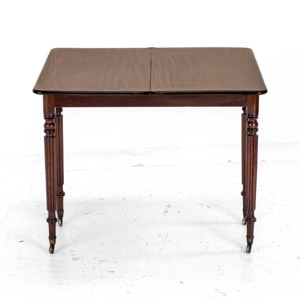 Georgian Regency Gillows-esque Mahogany Console Tea Table C1800 (George III) View V