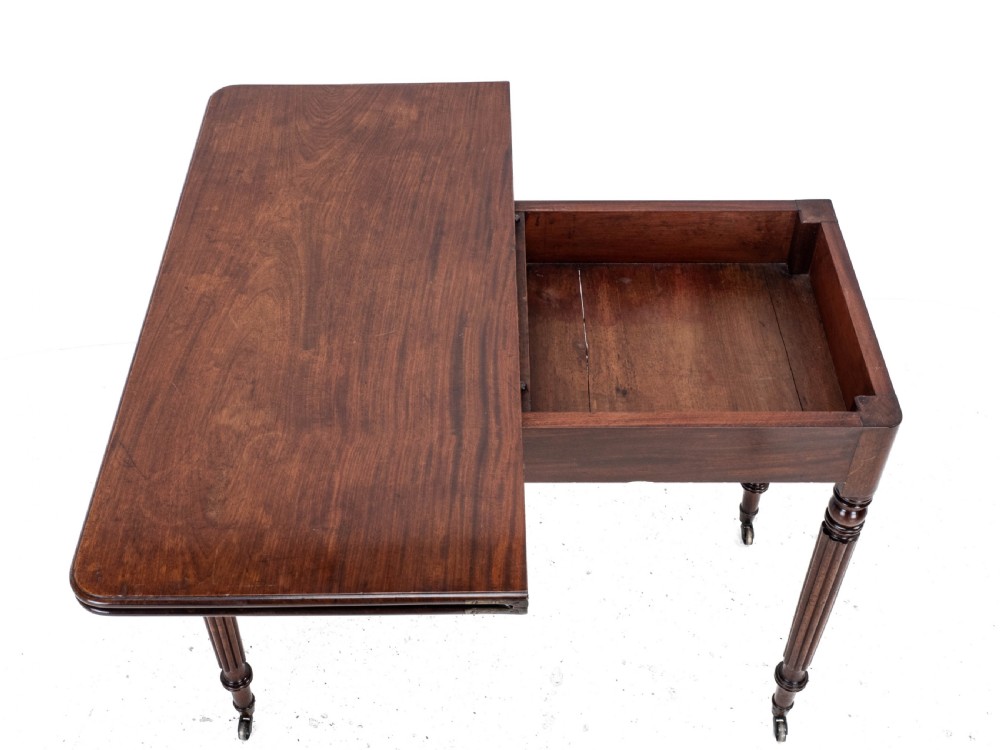 Georgian Regency Gillows-esque Mahogany Console Tea Table C1800 (George III) View VII