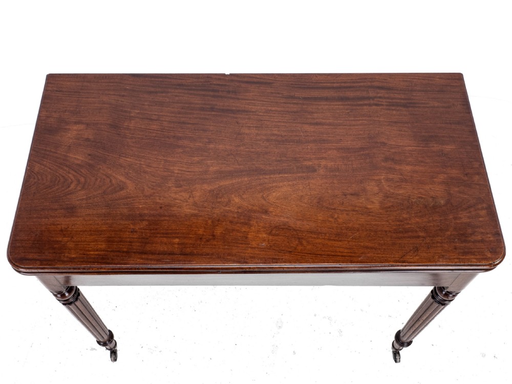Georgian Regency Gillows-esque Mahogany Console Tea Table C1800 (George III) View IX