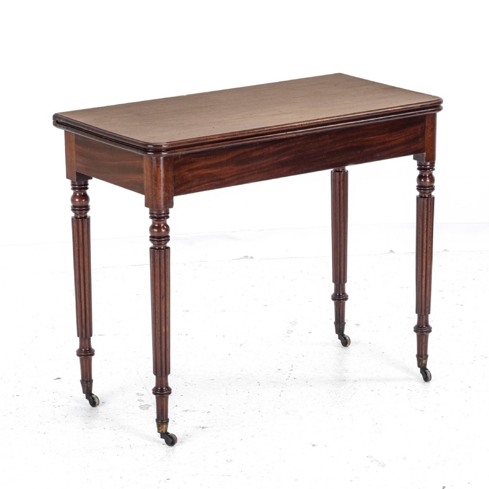 Georgian Regency Gillows-esque Mahogany Console Tea Table C1800 (George III) View XVI