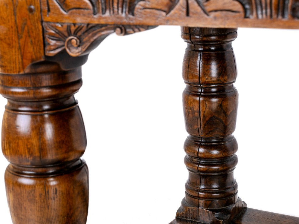 C.17th Carolean/Jacobean Style, 7'5