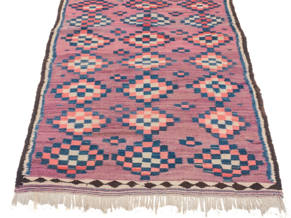 Antique Turkish Kilim, Flatweave Carpet, Circa 1920, 10' x 4'10