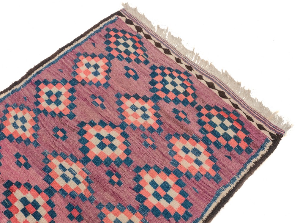 Antique Turkish Kilim, Flatweave Carpet, Circa 1920, 10' x 4'10