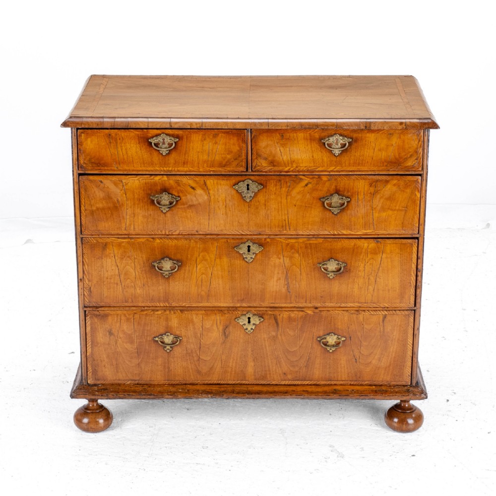 Early c.18th George I Walnut Chest of Drawers (Georgian Queen Anne William Mary) View VI