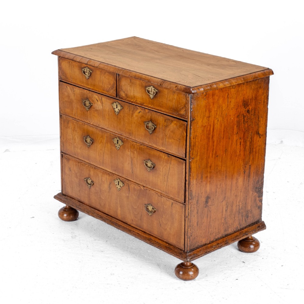 Early c.18th George I Walnut Chest of Drawers (Georgian Queen Anne William Mary) View VII