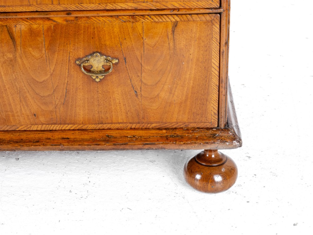 Early c.18th George I Walnut Chest of Drawers (Georgian Queen Anne William Mary) View XIII
