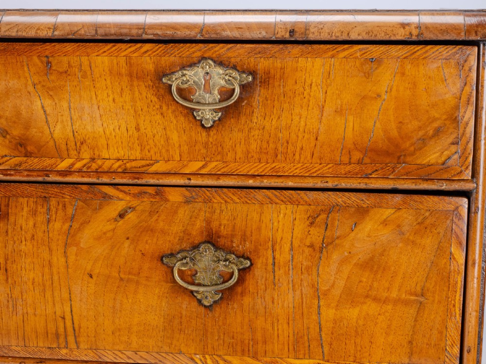 Early c.18th George I Walnut Chest of Drawers (Georgian Queen Anne William Mary) View XV