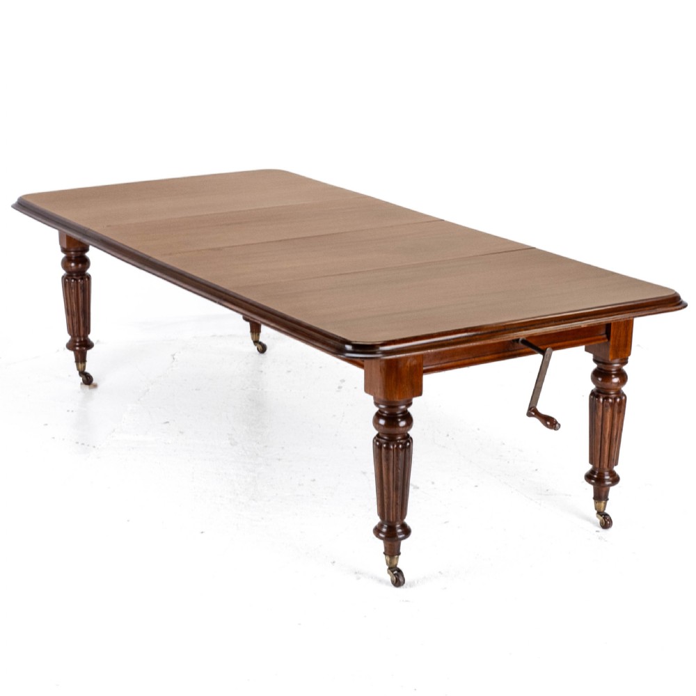 Victorian Mahogany Extending Dining Table 7