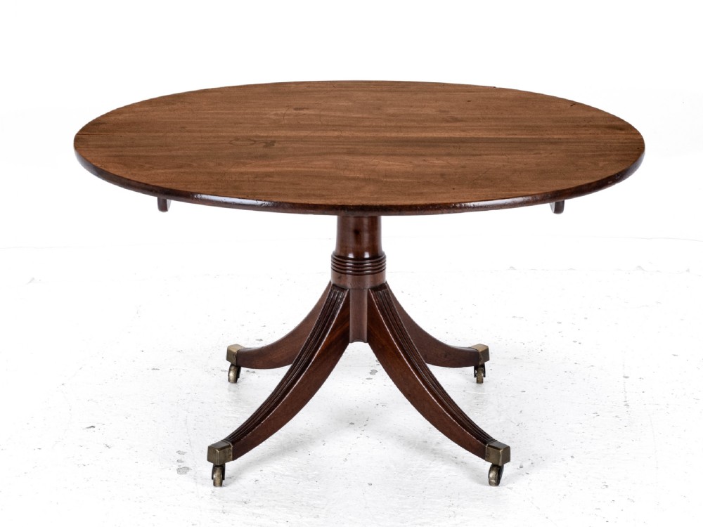 Late C18th Mahogany Oval Breakfast Dining Table Georgian (George III) View IV