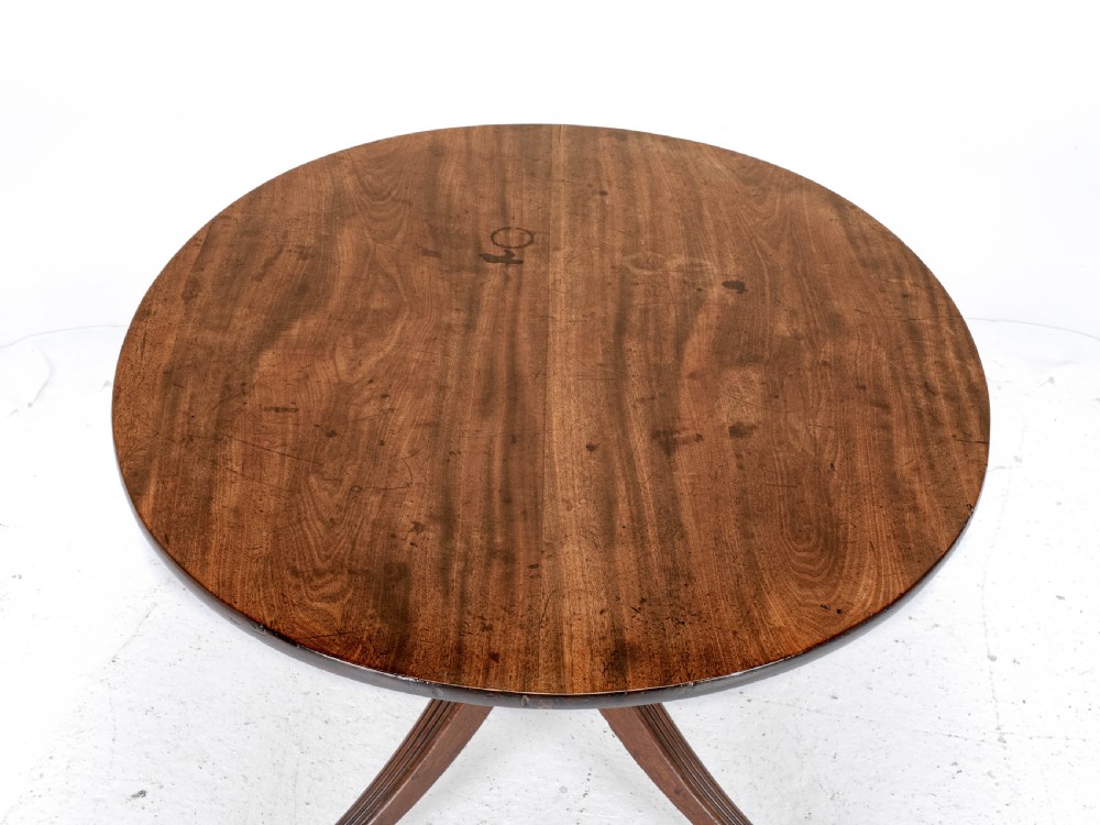 Late C18th Mahogany Oval Breakfast Dining Table Georgian (George III) View IX