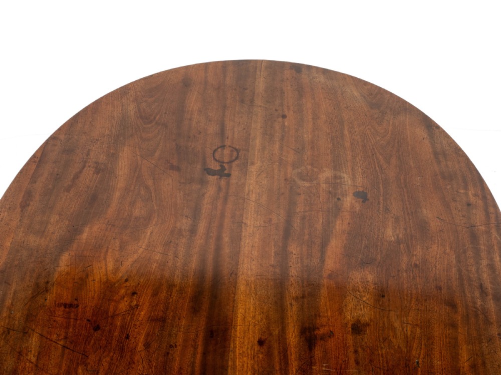 Late C18th Mahogany Oval Breakfast Dining Table Georgian (George III) View XI