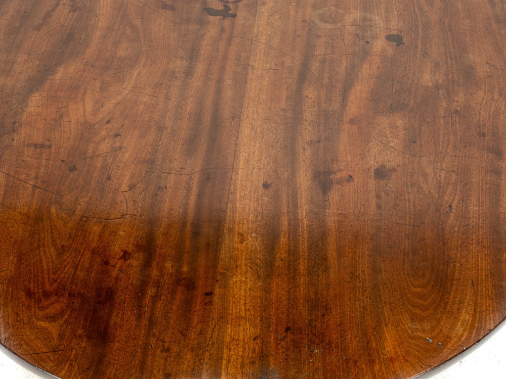 Late C18th Mahogany Oval Breakfast Dining Table Georgian (George III) View XII