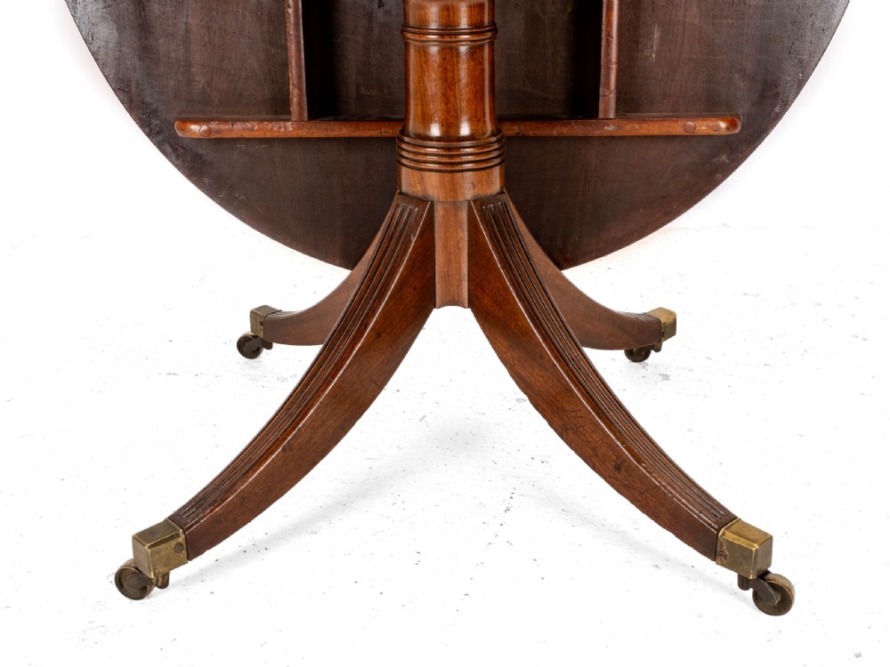 Late C18th Mahogany Oval Breakfast Dining Table Georgian (George III) View XVI
