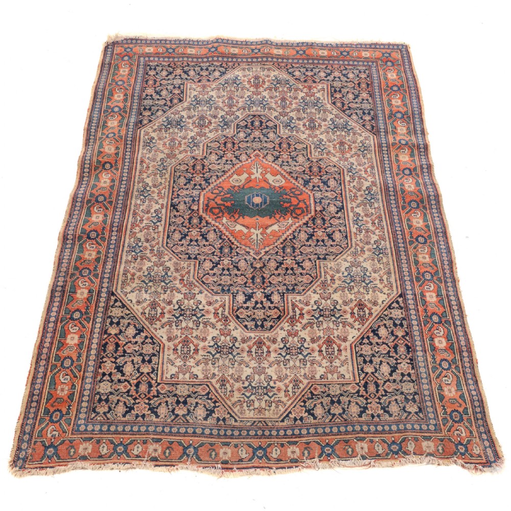 Antique Senneh Persiann Rug 6'3