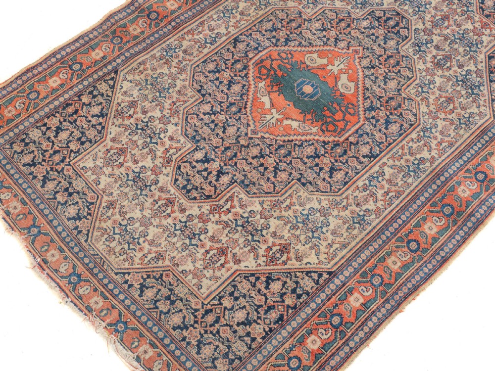 Antique Senneh Persiann Rug 6'3