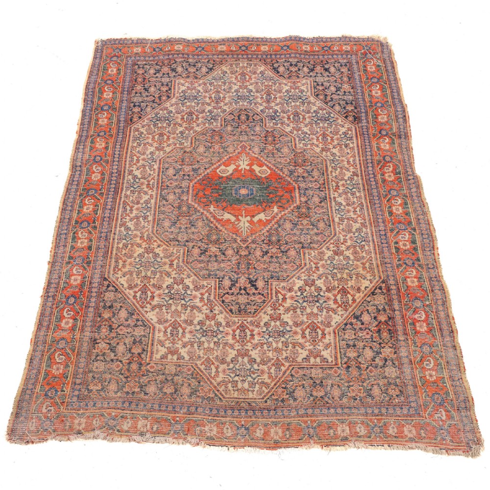 Antique Senneh Persiann Rug 6'3