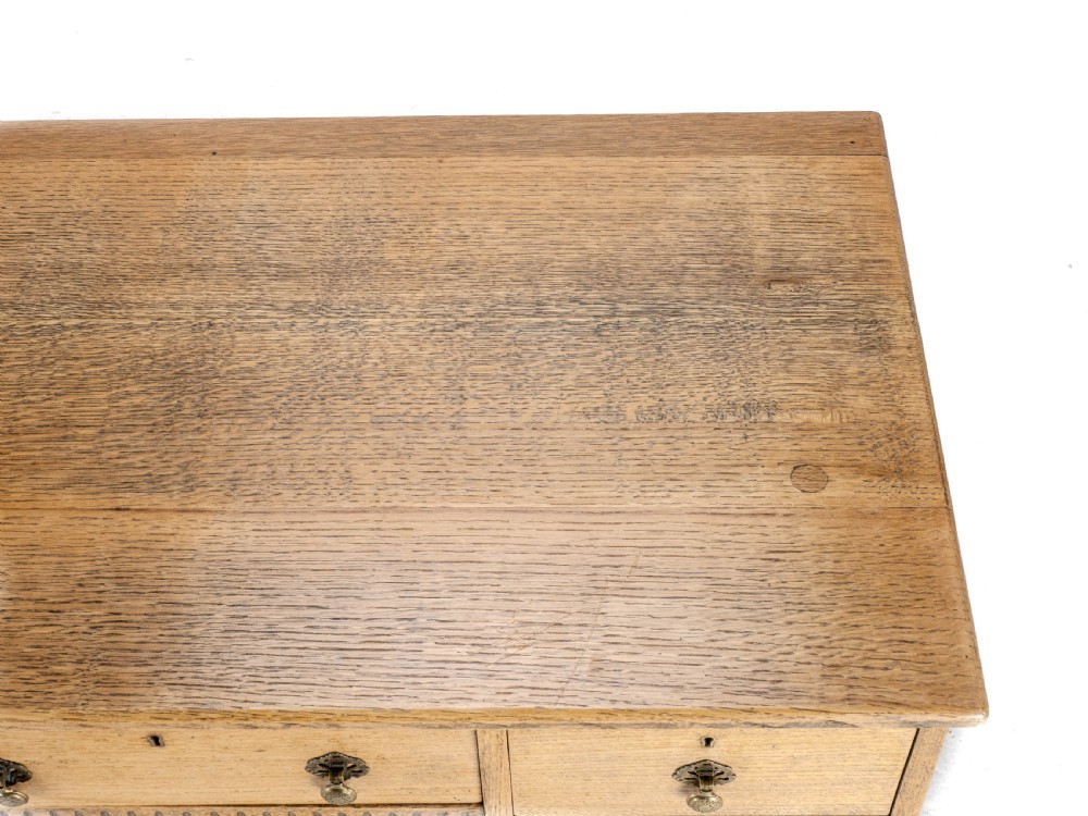 C1930 Arts & Crafts Style Golden Oak Desk (Light Oak) View VIII
