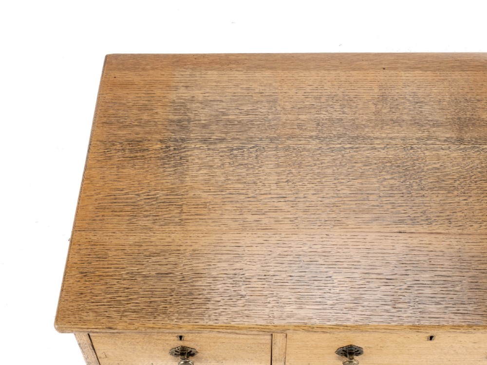 C1930 Arts & Crafts Style Golden Oak Desk (Light Oak) View IX