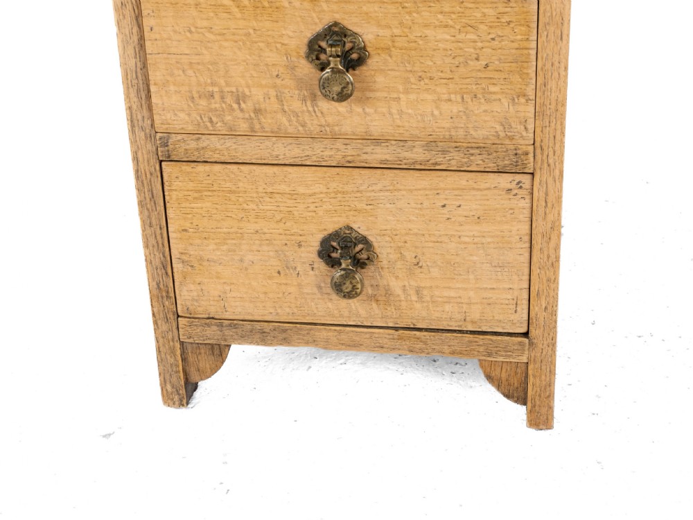 C1930 Arts & Crafts Style Golden Oak Desk (Light Oak) View XIII