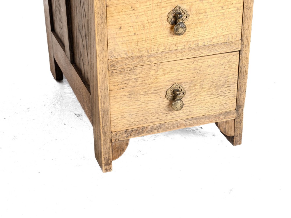 C1930 Arts & Crafts Style Golden Oak Desk (Light Oak) View XIV