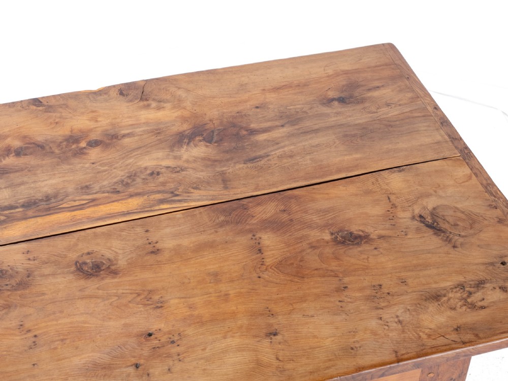 Yew Wood C17th Style Country Refectory Dining Table (Yewwood) View XV