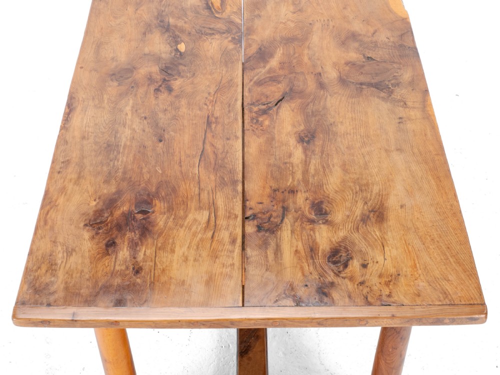 Yew Wood C17th Style Country Refectory Dining Table (Yewwood) View XIX