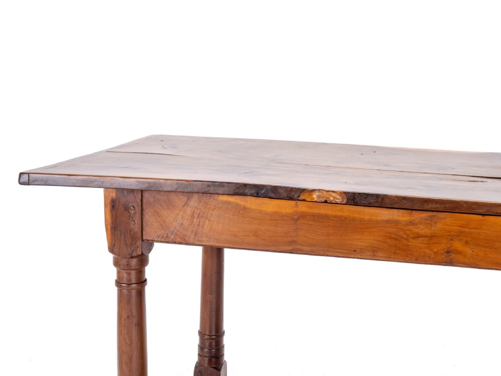Yew Wood C17th Style Country Refectory Dining Table (Yewwood) View XXVIII