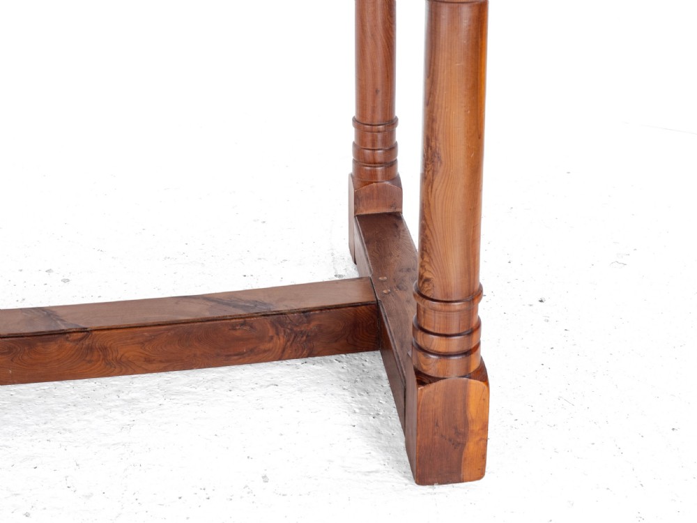 Yew Wood C17th Style Country Refectory Dining Table (Yewwood) View XXX
