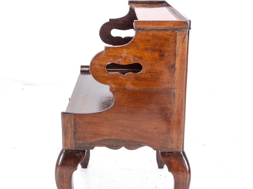 Georgian Mahogany Bedside Cabinet Side Table Late c.18th George III View XIII