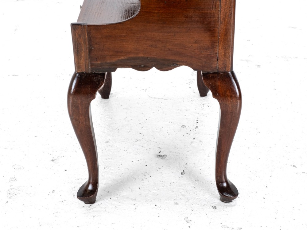 Georgian Mahogany Bedside Cabinet Side Table Late c.18th George III View XIV