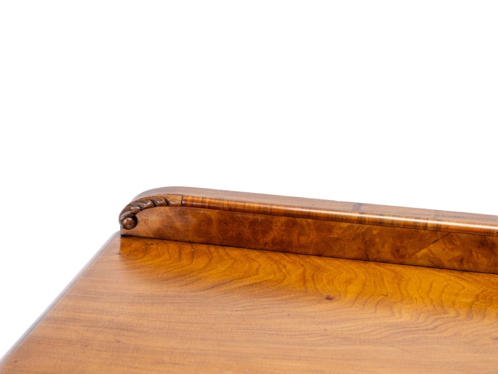 Art Deco C1920 Burr Walnut Display Cabinet Sideboard by Leemings of Halifax View XII
