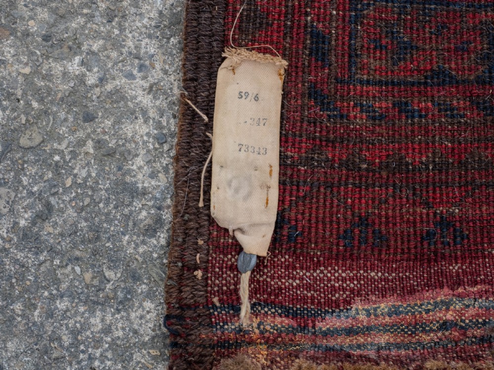Antique C.19th Ersari Turkmen Afghan Carpet 15'6