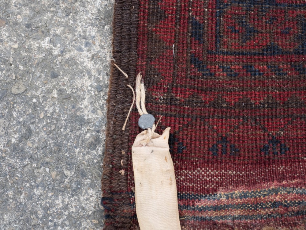Antique C.19th Ersari Turkmen Afghan Carpet 15'6