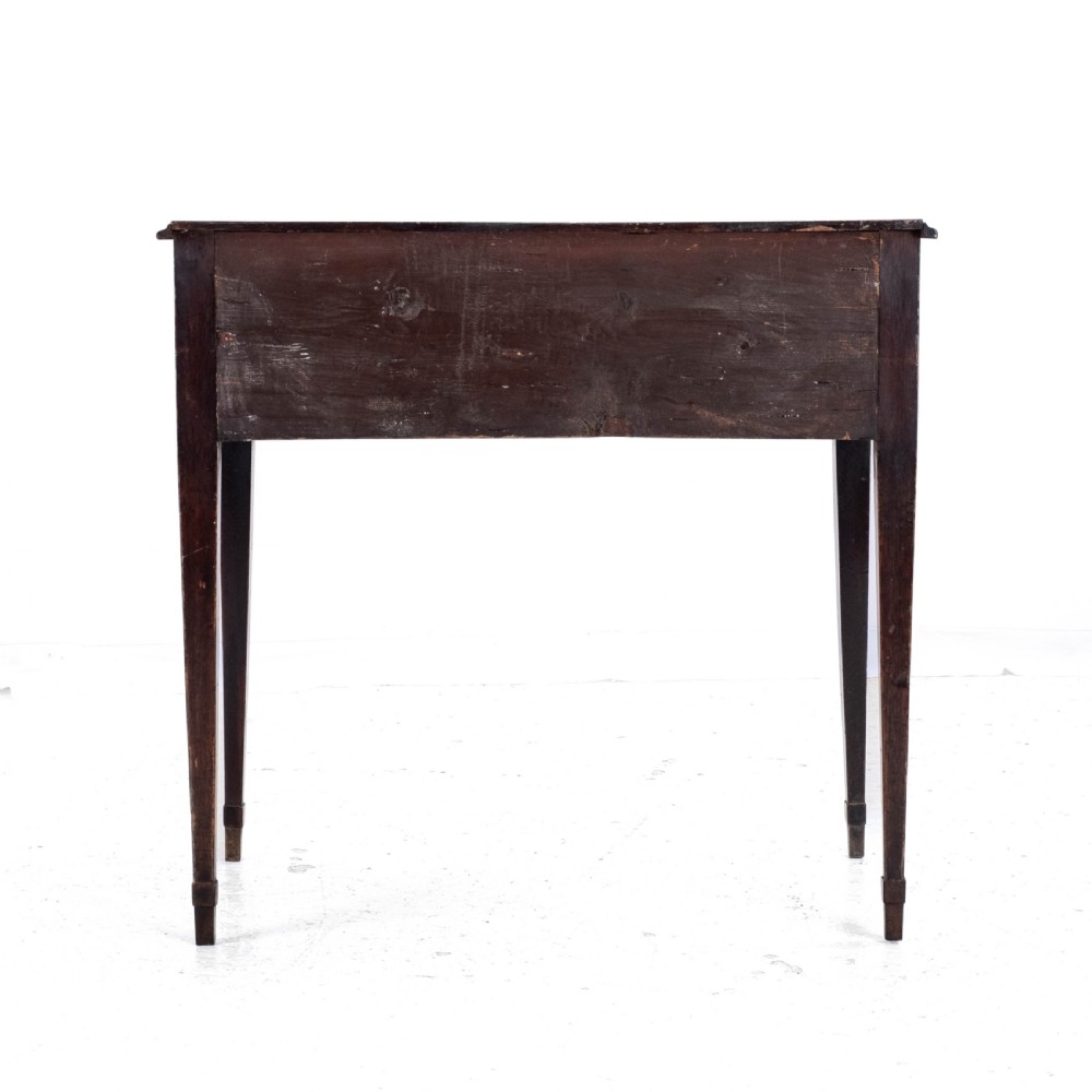 Regency Lowboy Mahogany Inlaid Side Table with Drawers C1810 (Georgian) View XVI