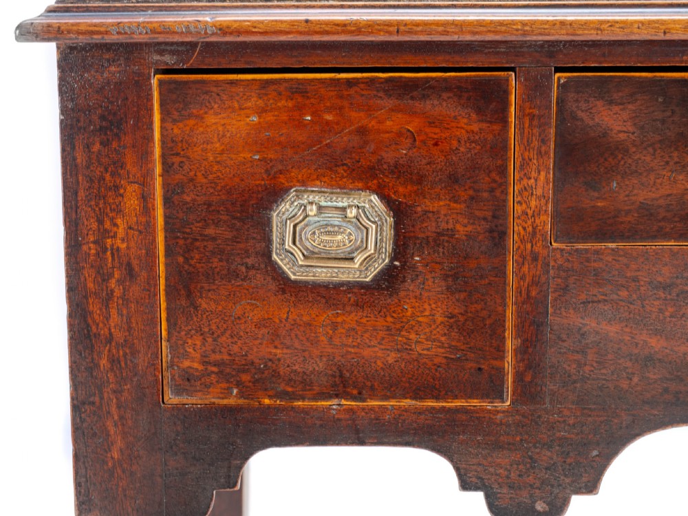 Regency Lowboy Mahogany Inlaid Side Table with Drawers C1810 (Georgian) View XXII
