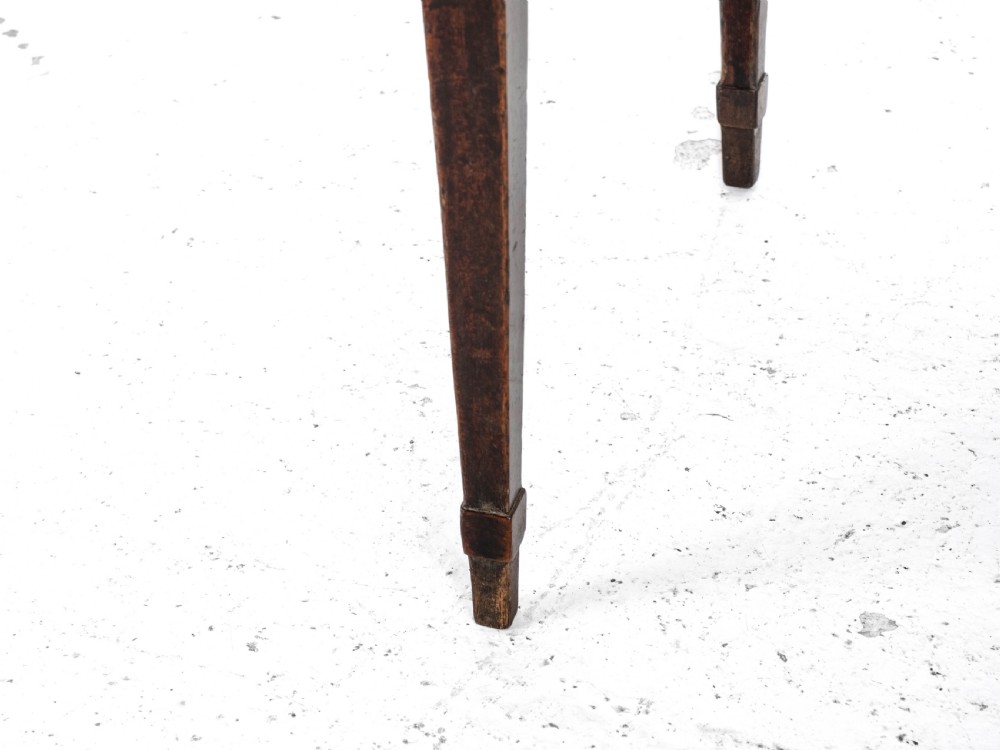 Regency Lowboy Mahogany Inlaid Side Table with Drawers C1810 (Georgian) View XXVI