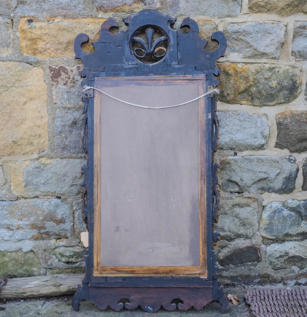 C.18th Burr Walnut Parcel-Gilt Fretwork Pier-Glass Georgian Large Wall Mirror View VIII