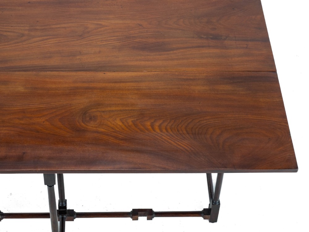 Edwardian Mahogany Spider Leg Pembroke Small Occasional Table Circa 1910 in Georgian Style (George III, Drop-leaf, Gateleg, Wine, Side) View XIV