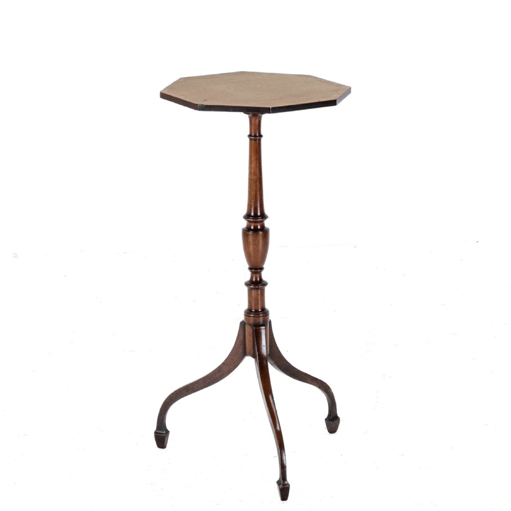 Regency Rosewood Crossbanded Mahogany Octagonal Wine Table C1810 (Georgian) View V