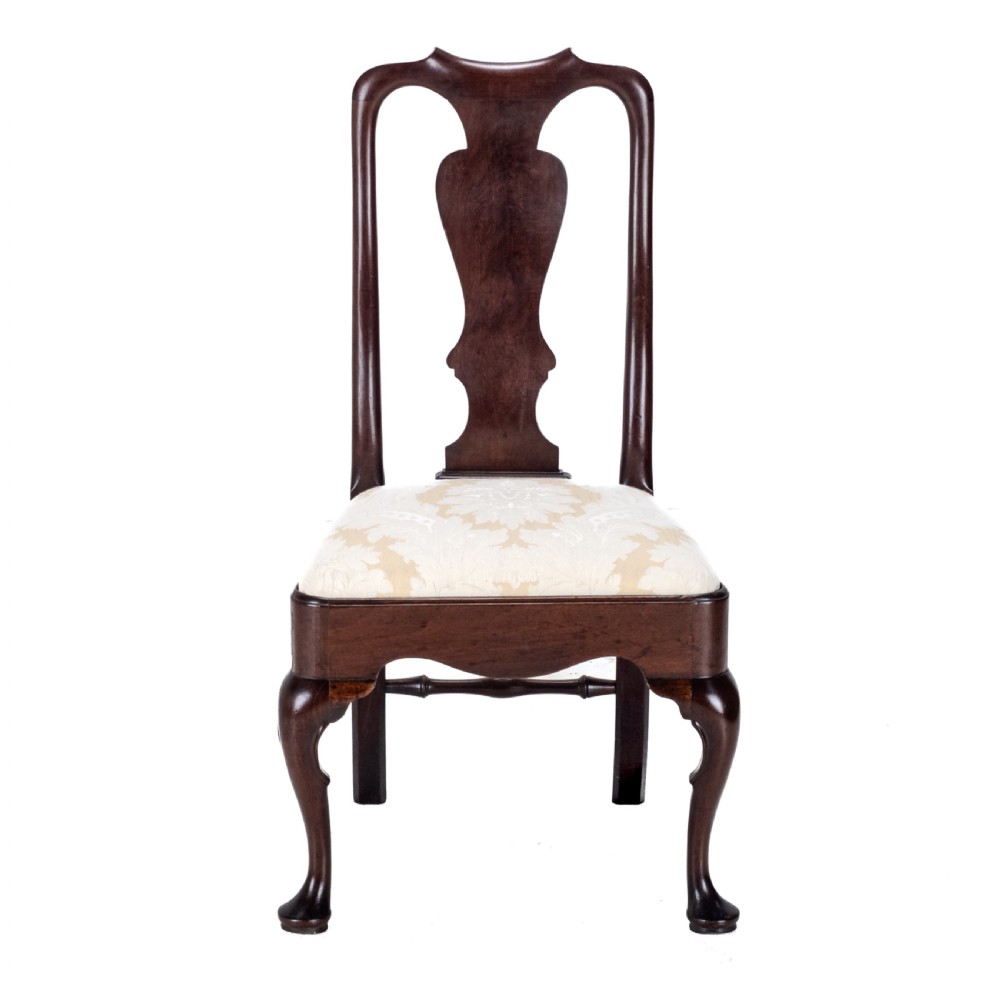 Early c.18th George I Mahogany Side Chair c1720 (Georgian Queen Anne Style Dining) View II