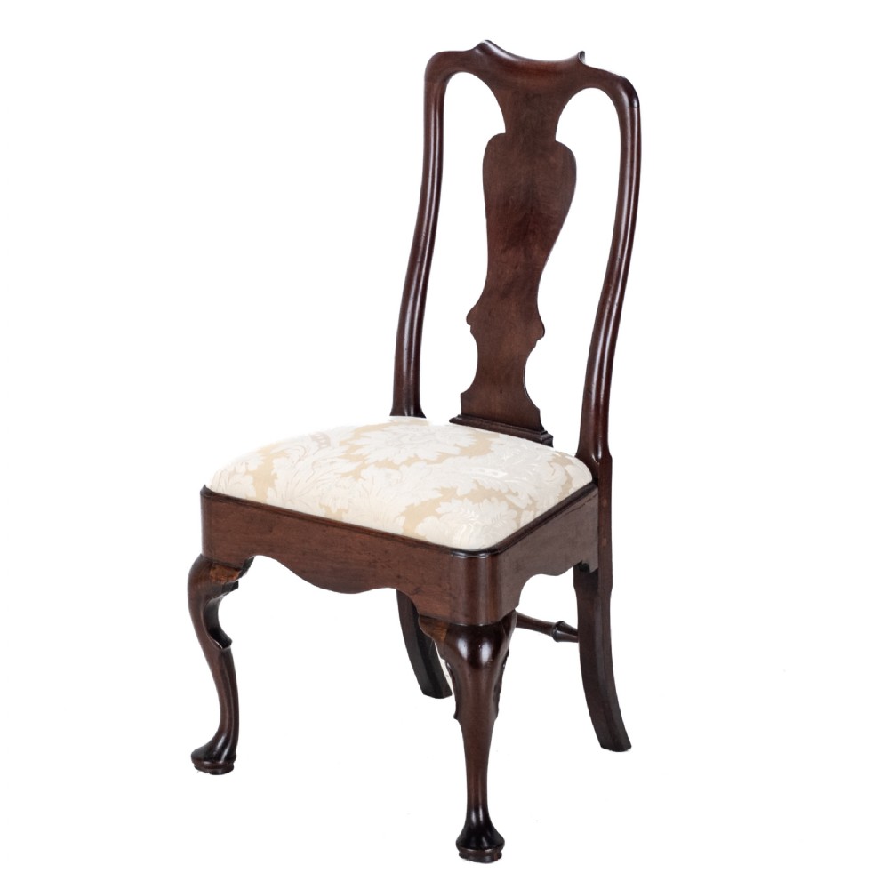 Early c.18th George I Mahogany Side Chair c1720 (Georgian Queen Anne Style Dining) View IV