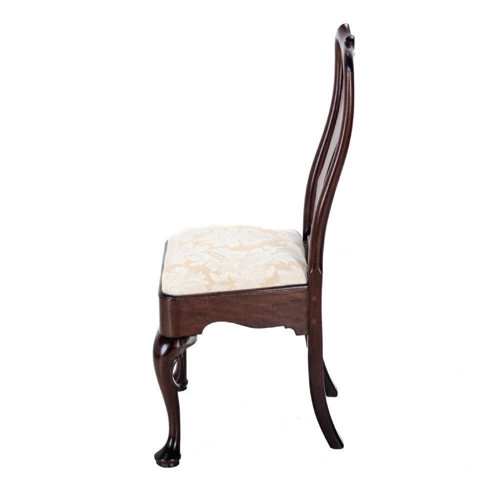 Early c.18th George I Mahogany Side Chair c1720 (Georgian Queen Anne Style Dining) View VII