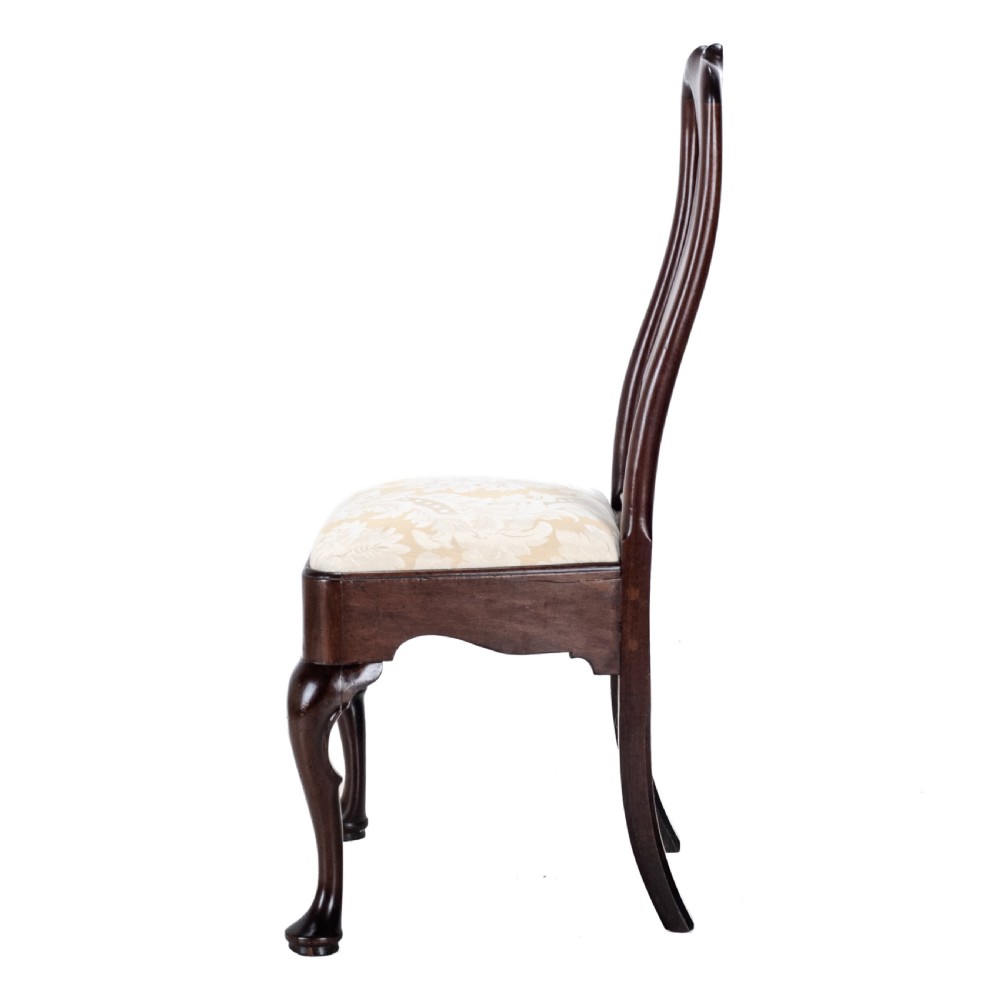Early c.18th George I Mahogany Side Chair c1720 (Georgian Queen Anne Style Dining) View X