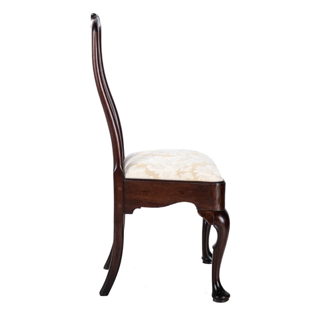 Early c.18th George I Mahogany Side Chair c1720 (Georgian Queen Anne Style Dining) View XII