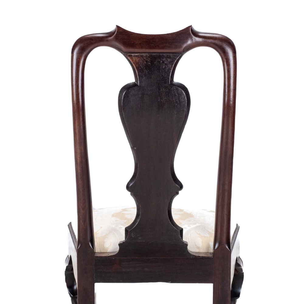 Early c.18th George I Mahogany Side Chair c1720 (Georgian Queen Anne Style Dining) View XIV