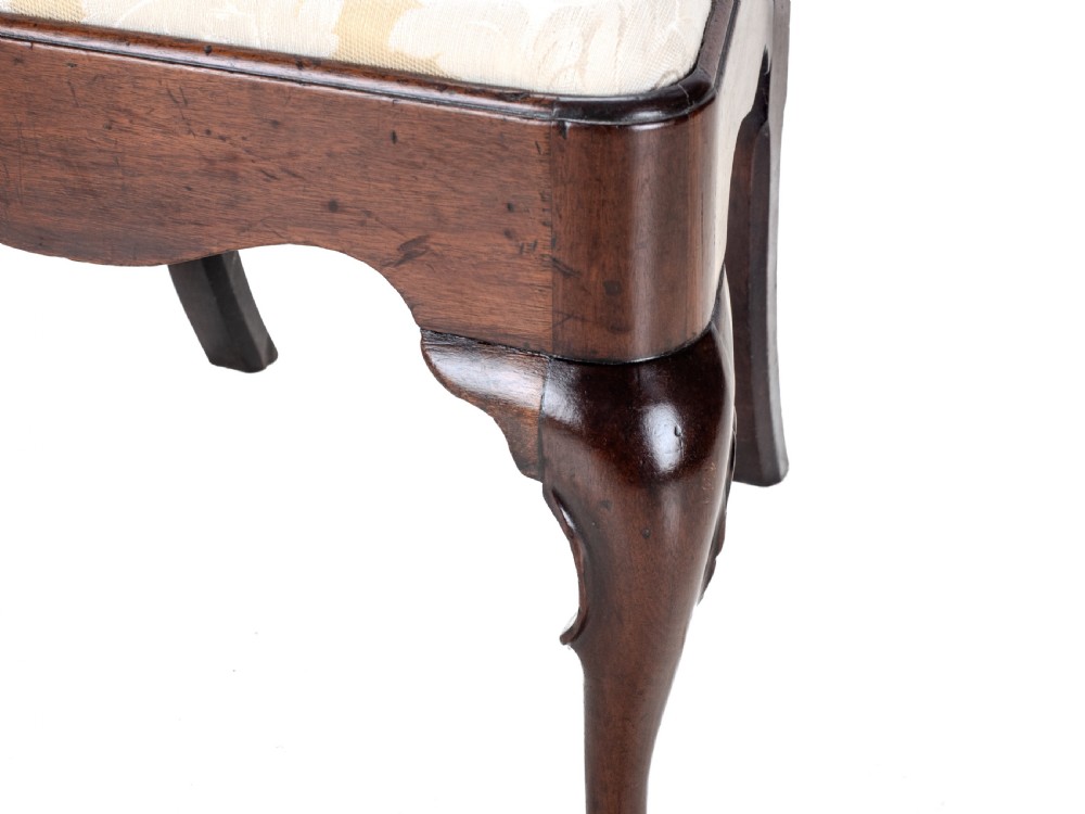 Early c.18th George I Mahogany Side Chair c1720 (Georgian Queen Anne Style Dining) View XVI